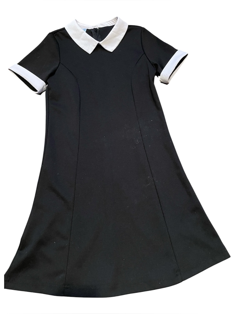 Wednesday Adams by Spirit Halloween Girls Large Black Dress